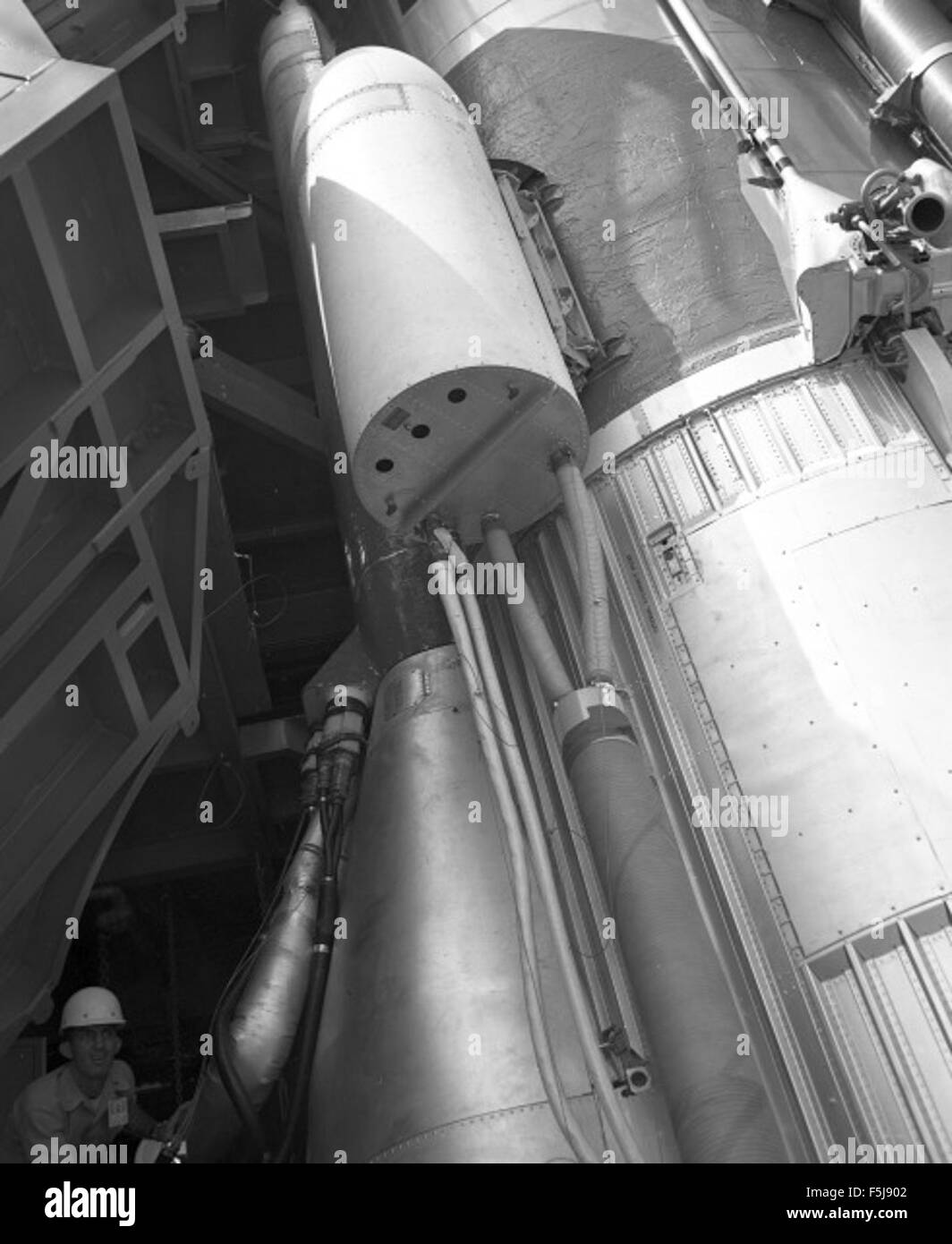 Atlas missile launch image Black and White Stock Photos & Images - Alamy