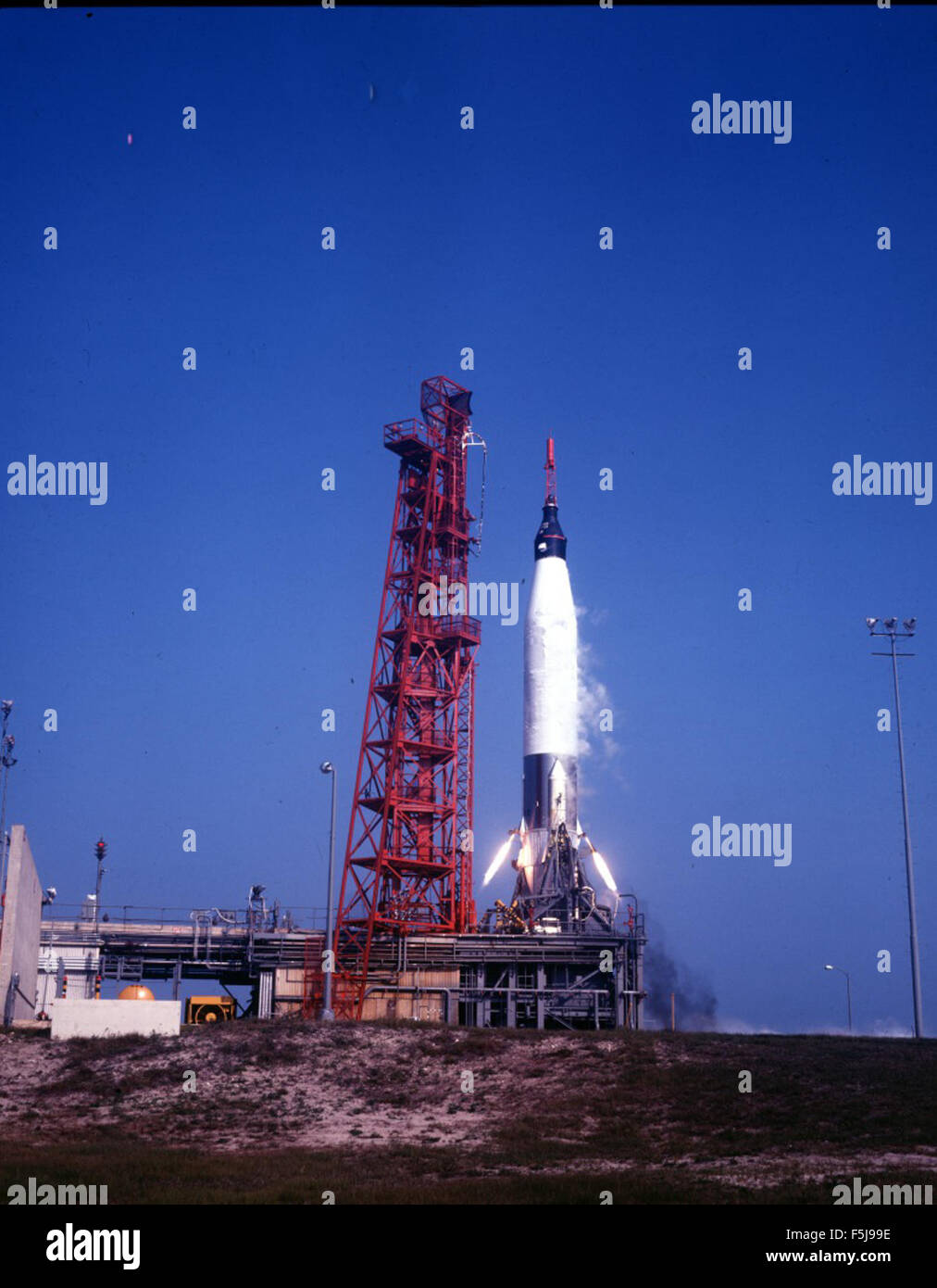 A photo related to the Atlas Mercury program, showcasing a critical ...