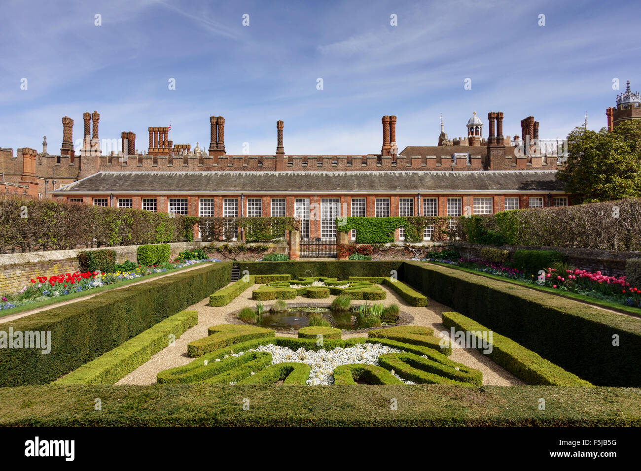 The Pond Gardens, Hampton Court Palace, Richimond upon Thames, Surrey