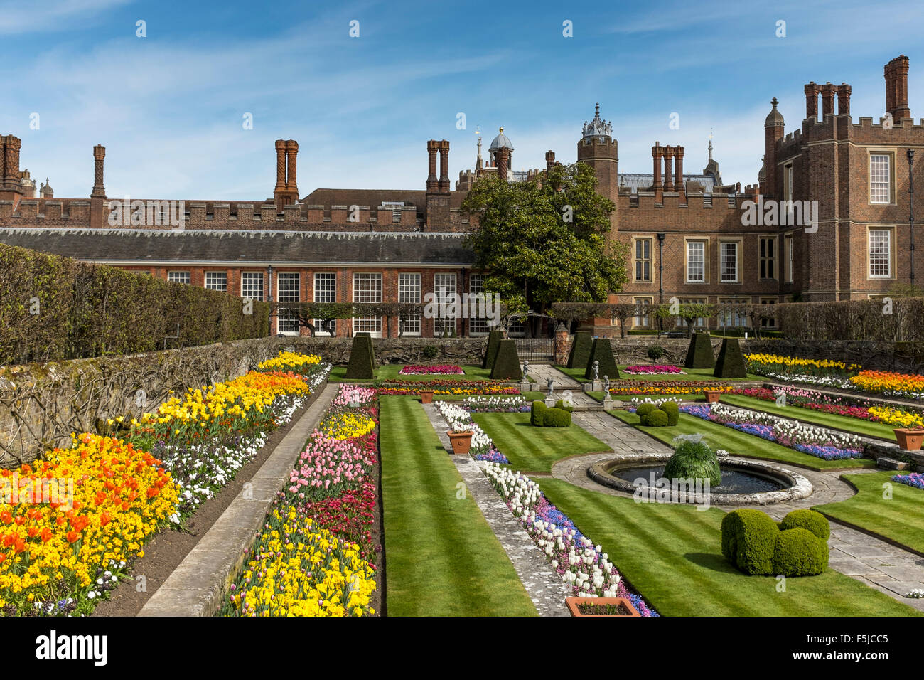 The Pond Gardens, Hampton Court Palace, Richimond upon Thames, Surrey
