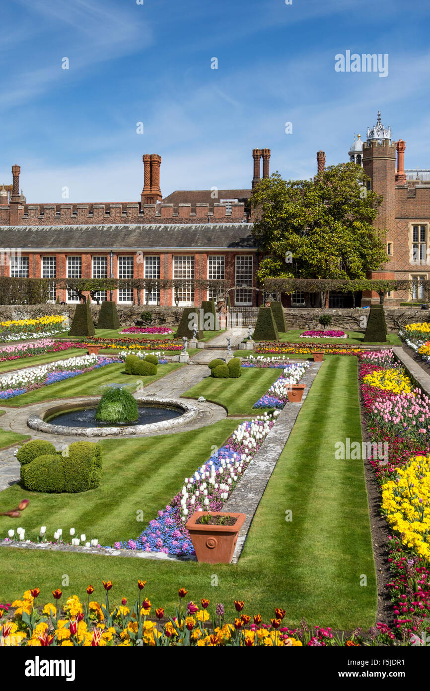 The Pond Gardens, Hampton Court Palace, Richimond upon Thames, Surrey