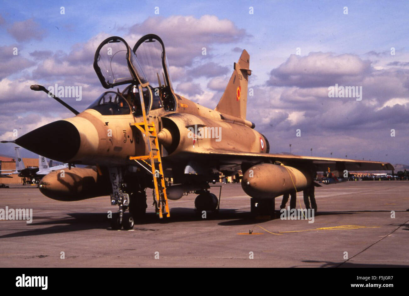 Dassault Mirage 2000 NK 358 3-JG EC 2-3 Nellis AFB Stock Photo