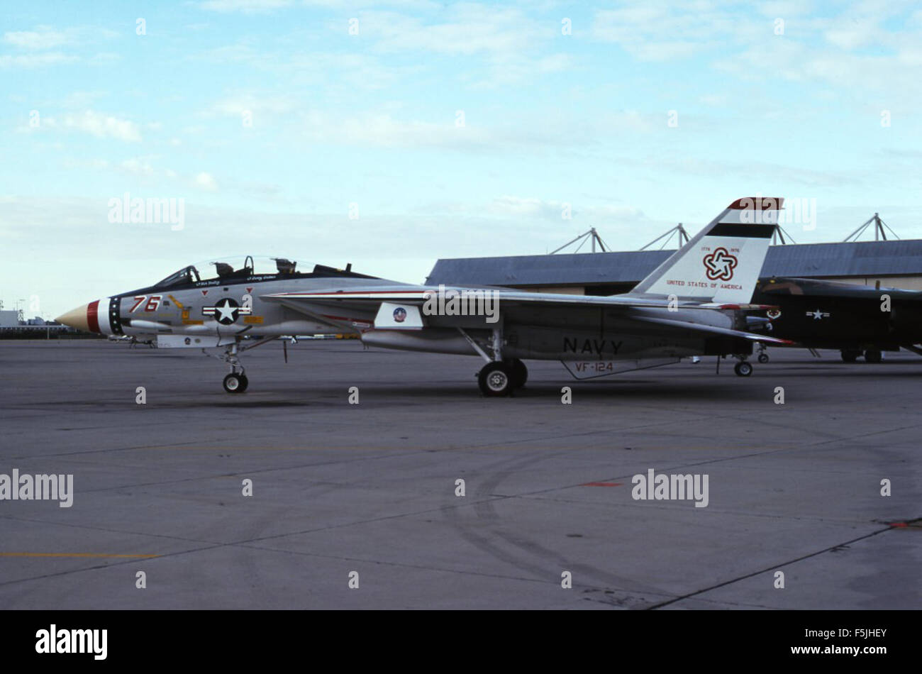 A photograph of the Grumman F-14A Tomcat, serial number 159616