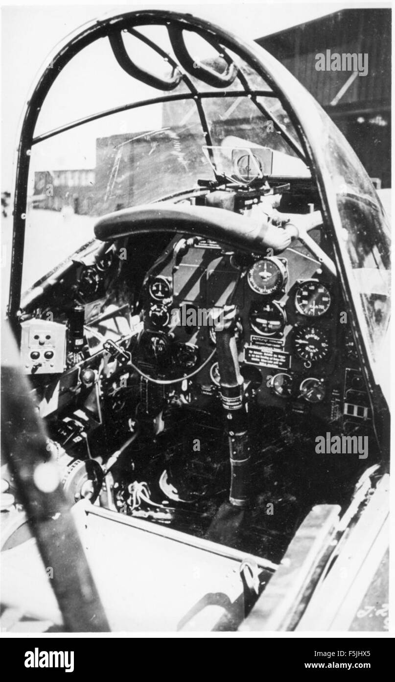 Junkers Ju 87D-1 cockpit Stock Photo