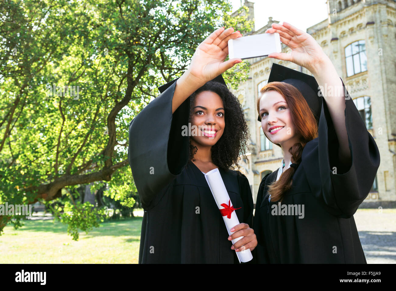 Concept for student graduation day Stock Photo