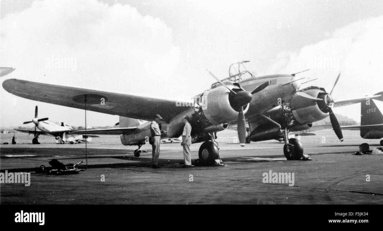 日本軍　写真 Nakajima j1n1 gekko hi-res stock photography and images - Alamy