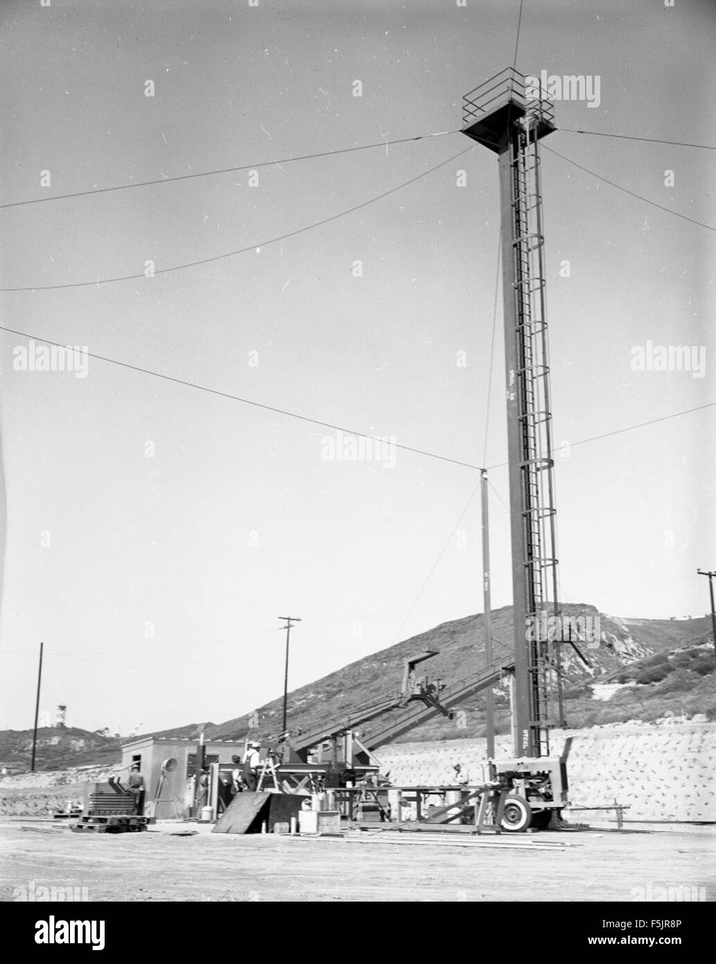 Sycamore Canyon  Centaur Site; Umbilical Boom Date 09221960 Stock Photo