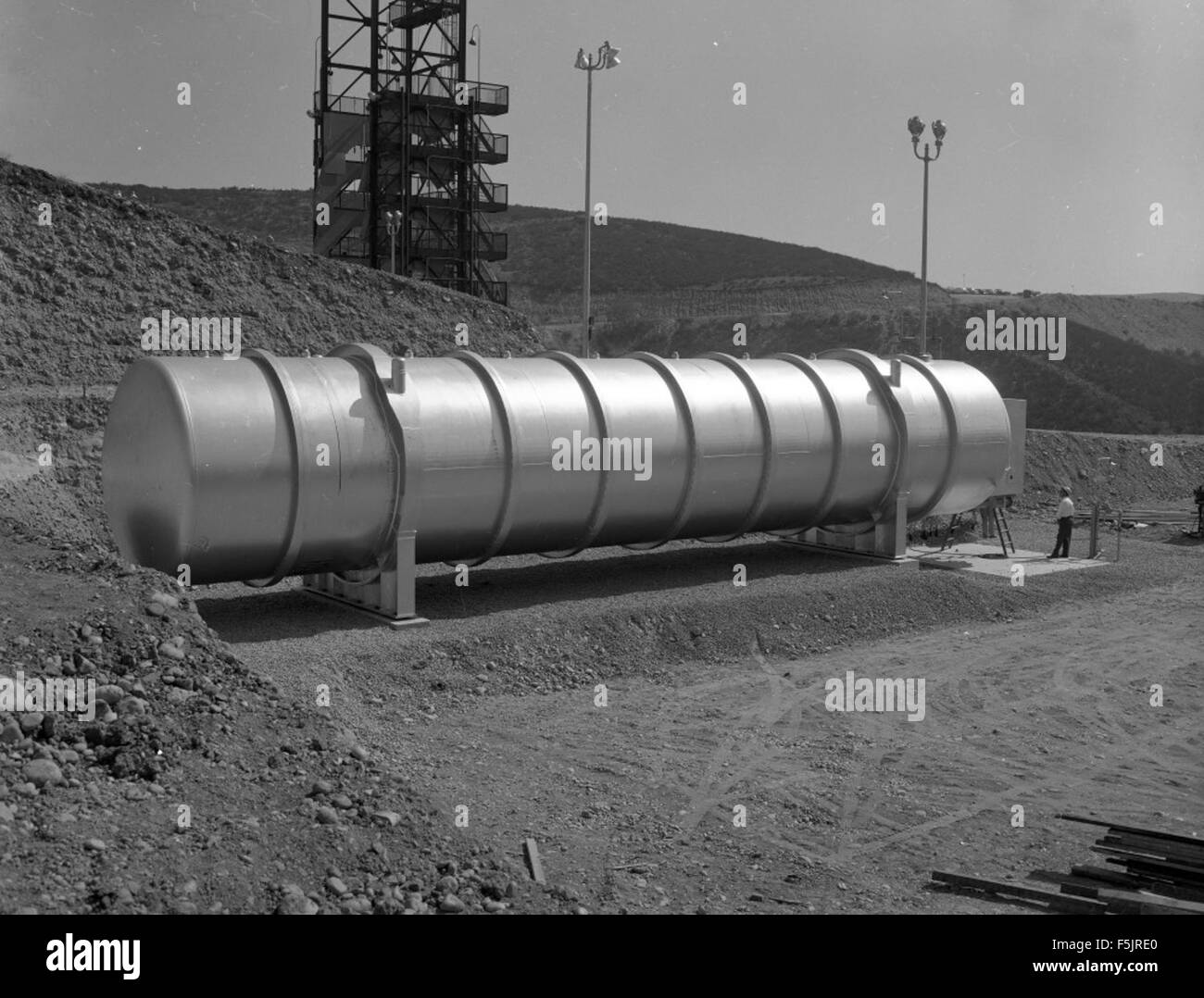 Sycamore Canyon  Site S-4; Storage Tank Date 09151960 Stock Photo