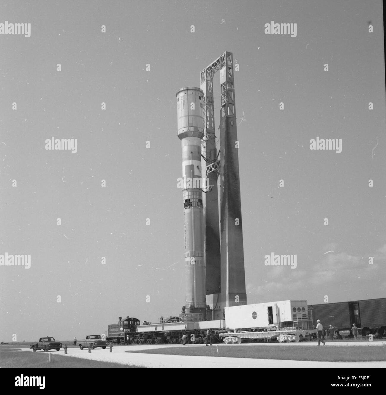 Titan Details Titan-3E; Assembly Test Center Date 09291987 Stock Photo ...