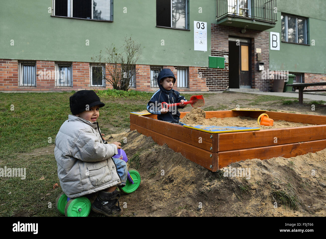 Refugee detention facility Bela-Jezova in Bela pod Bezdezem, Czech Stock  Photo - Alamy