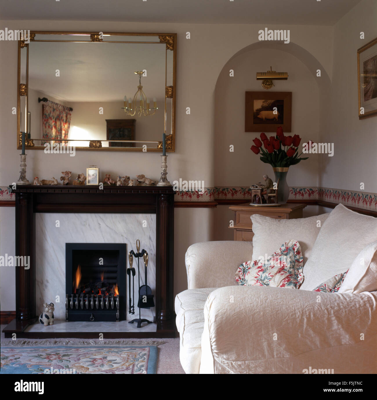 Luxurious Living Room Mirror Above Couch Living Room