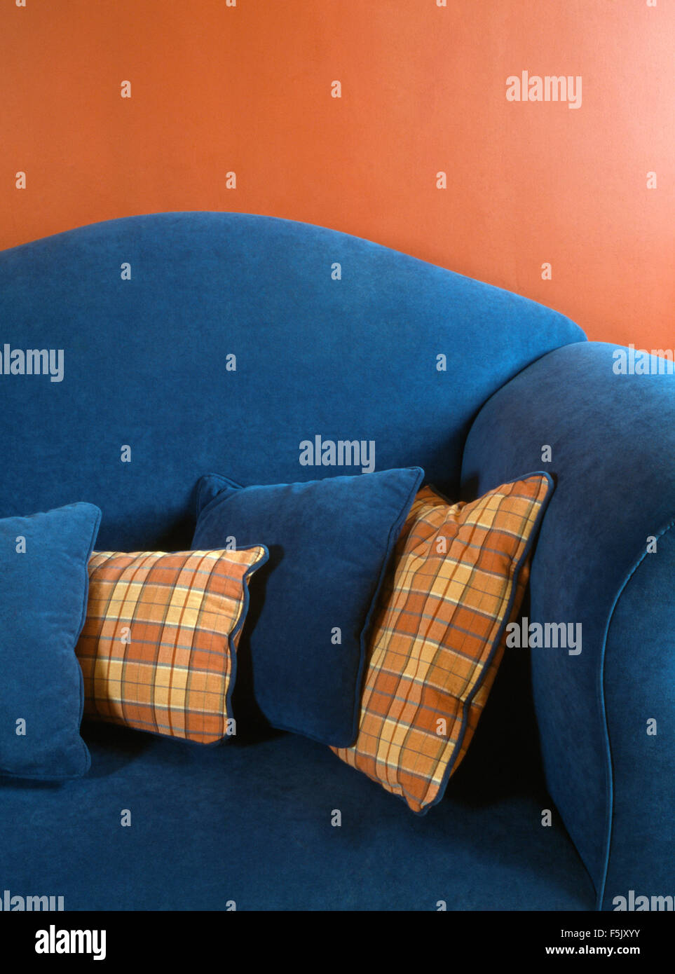 Blue sofa hires stock photography and images Alamy