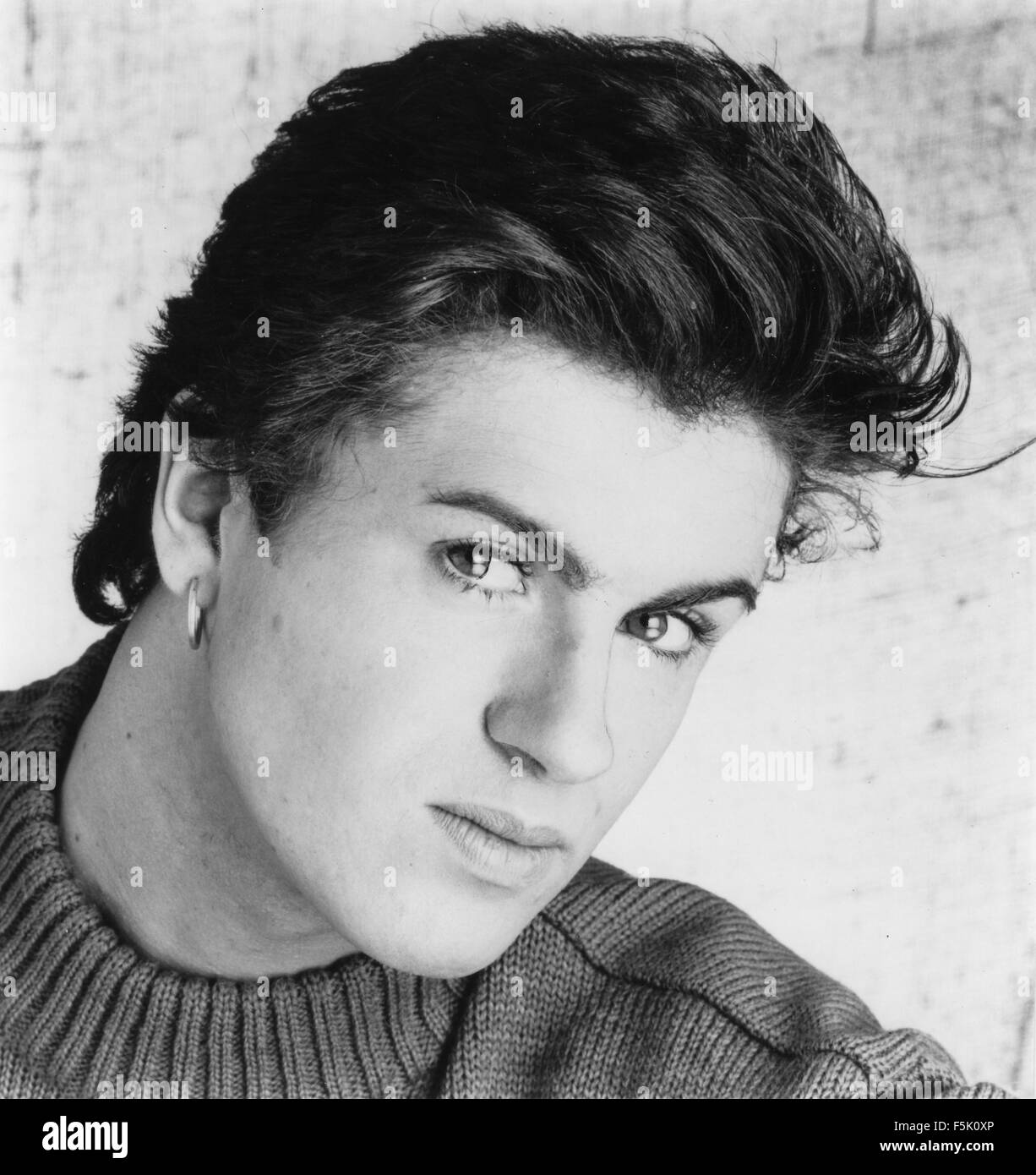 GEORGE MICHAEL  Promotional phopto of UK pop musician about 1984 Stock Photo