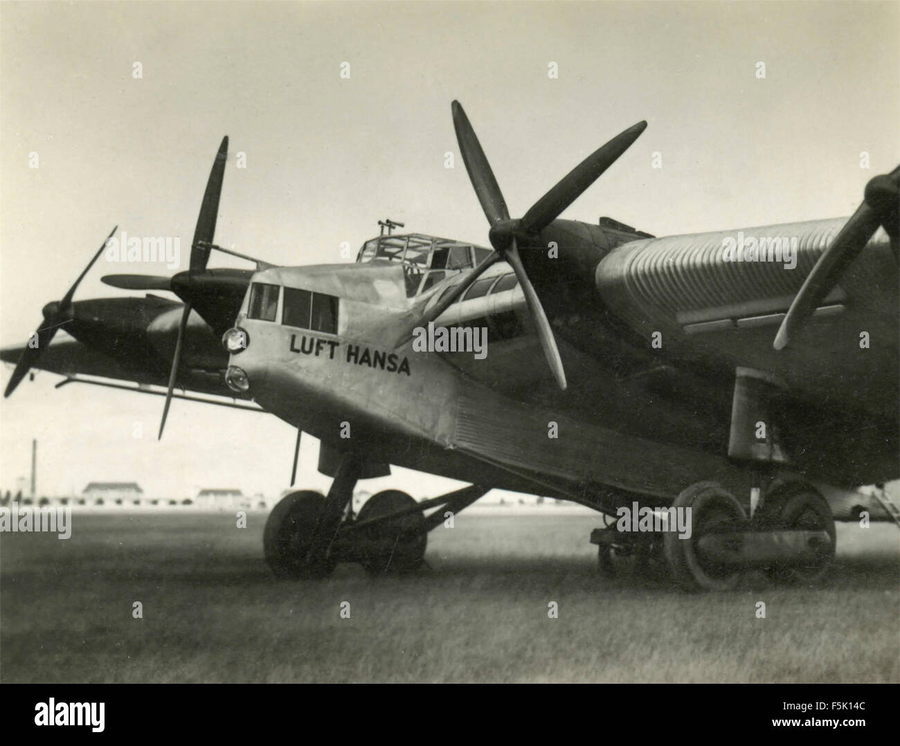 Four-engine airplane Junkers G 38 D 2000 Luft Hansa Stock Photo