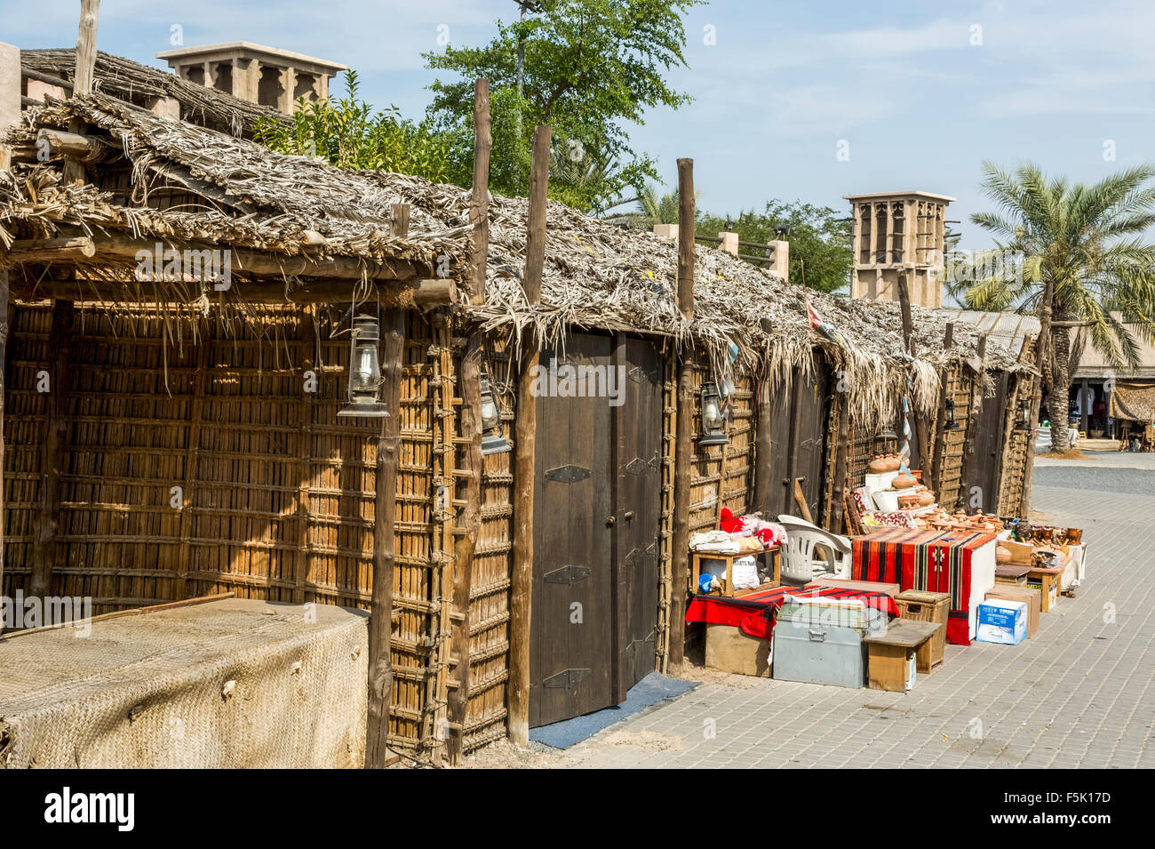 Dubai Heritage Village Shops And Souvenir Stall Stock Photo Alamy