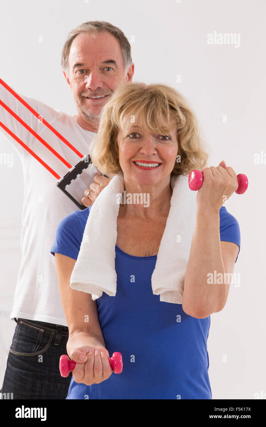Fitness couple Stock Photo
