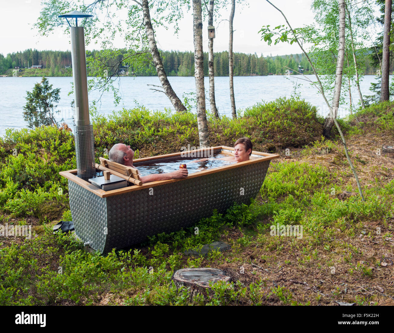 Outdoor Bath Tub Stock Photo 89543849 Alamy