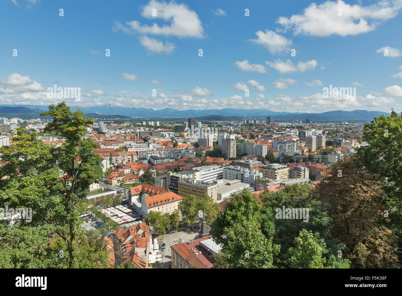 Aerial view ljubljana hi-res stock photography and images - Alamy