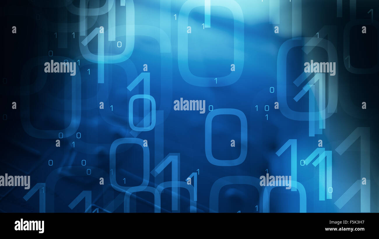 Visual abstract background binary computer concept Stock Photo - Alamy