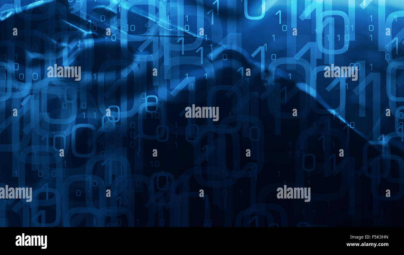 Futuristic abstract binary code backdrop Stock Photo - Alamy