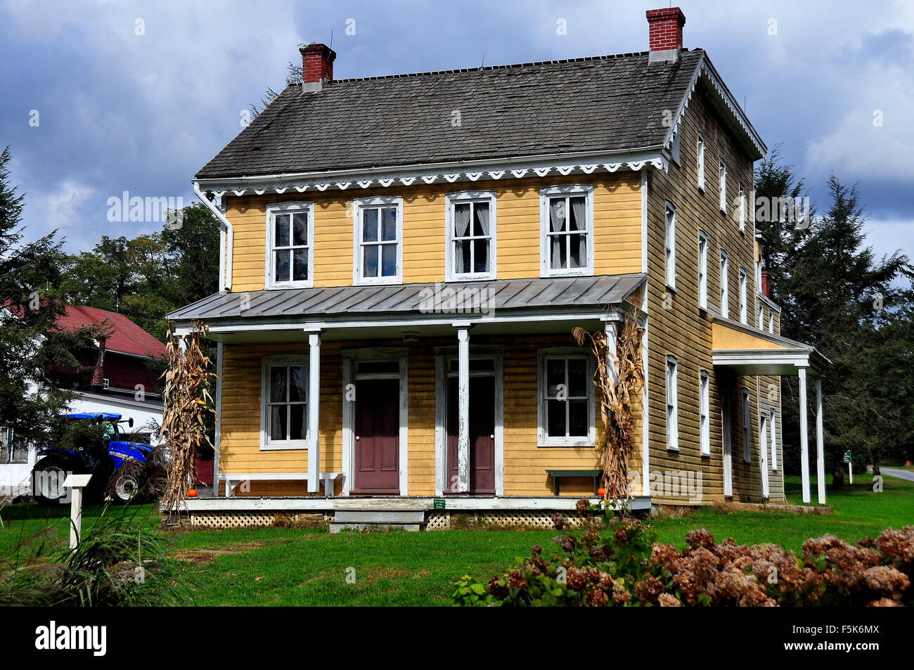 Lancaster, Pennsylvania The Isaac Landis House, circa 1870's, at the