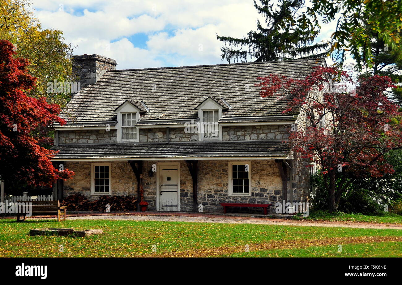 Lancaster, Pennsylvania Recreated c. 180020 Tavern built of stone at