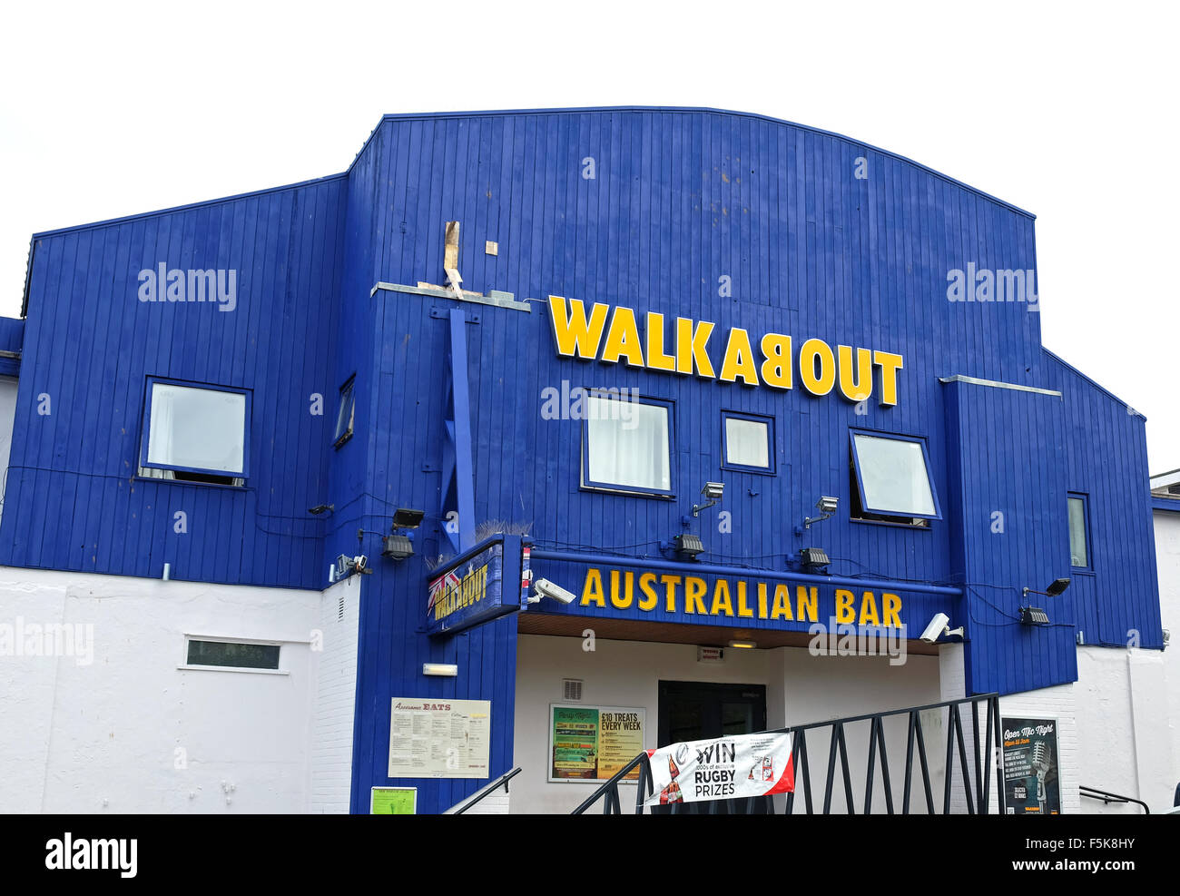 The Walkabout Australian bar in Newquay, Cornwall, UK Stock Photo
