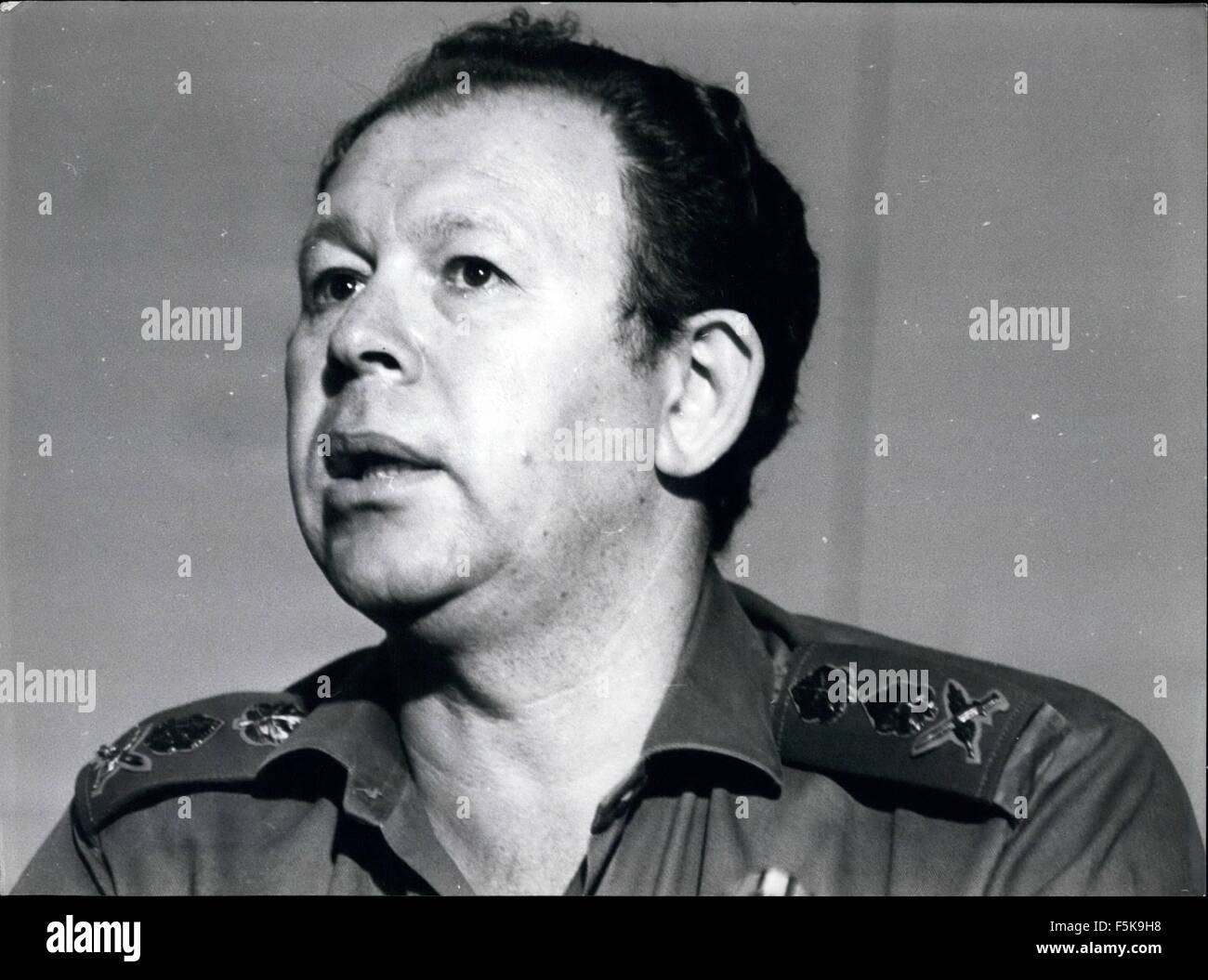 1978 Gen Mordechai Gur, Chief of Staff. © Keystone Pictures USA