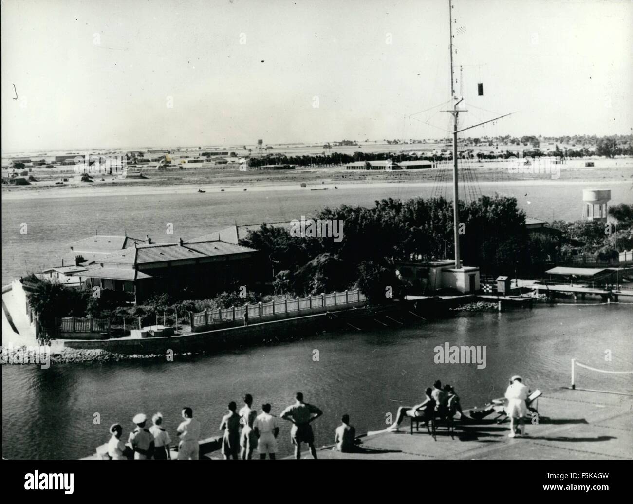 1968 - A View of one of the British Cantonments where the Suez Canal ...