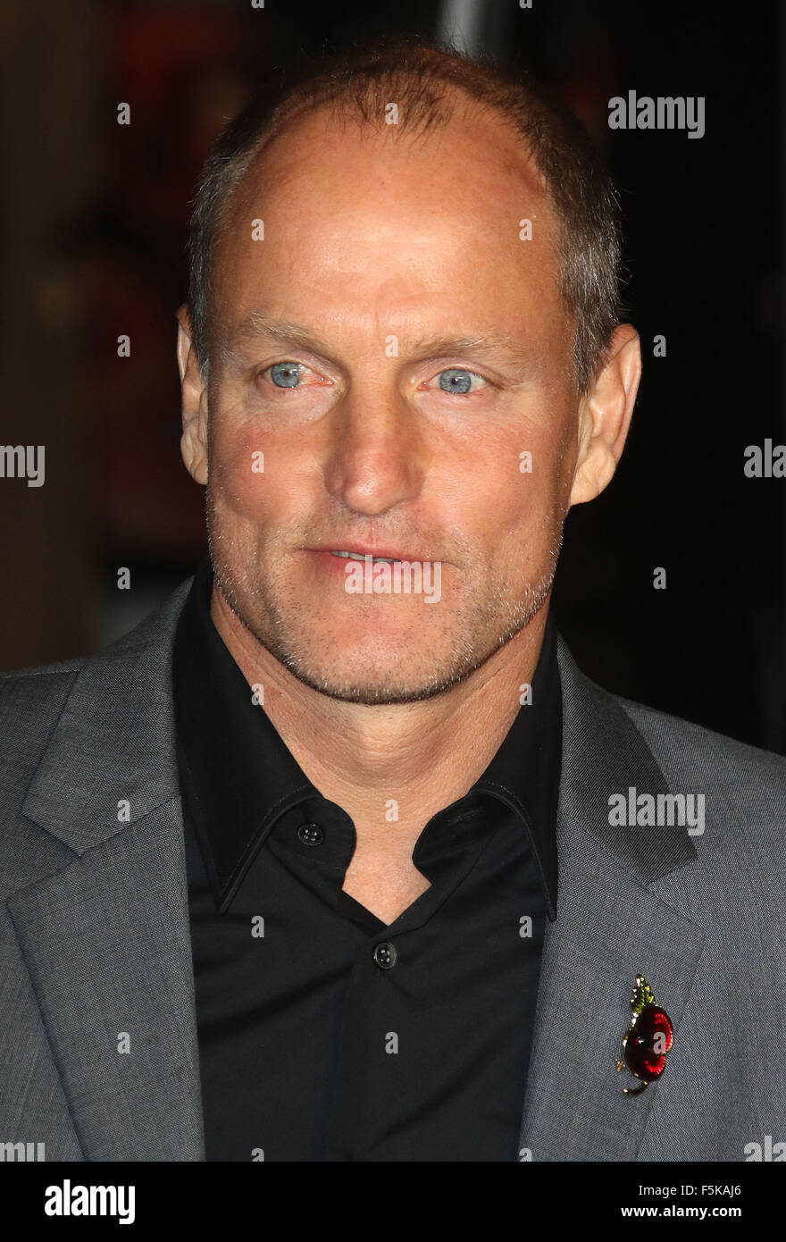 London, UK. 5th November, 2015. Woody Harrelson attending The Hunger