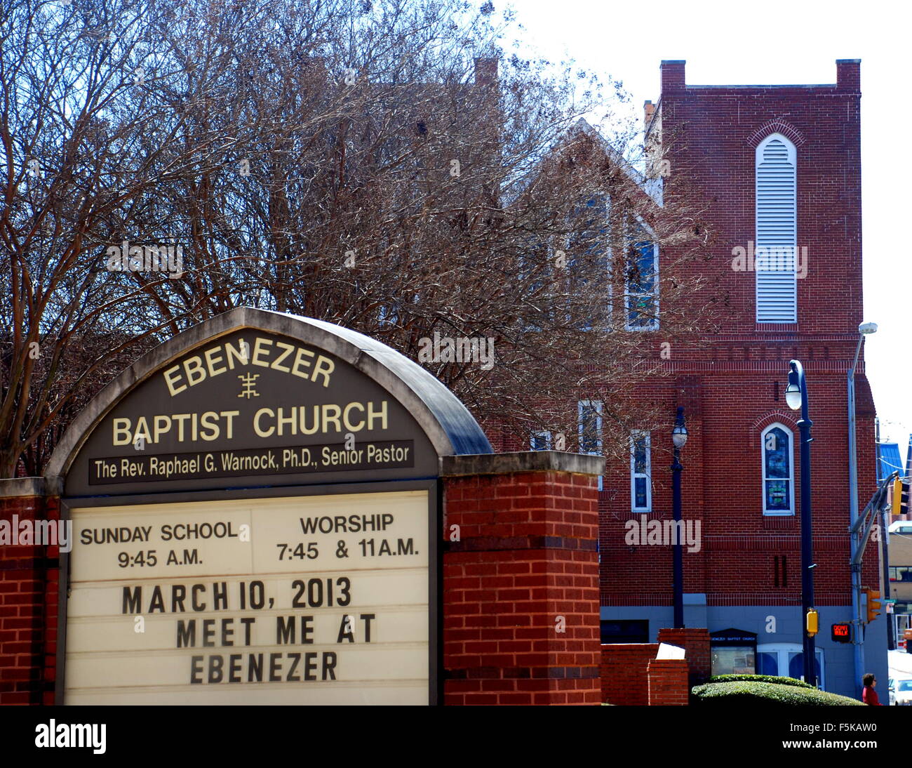 Martin luther king jr church stock photo alamy