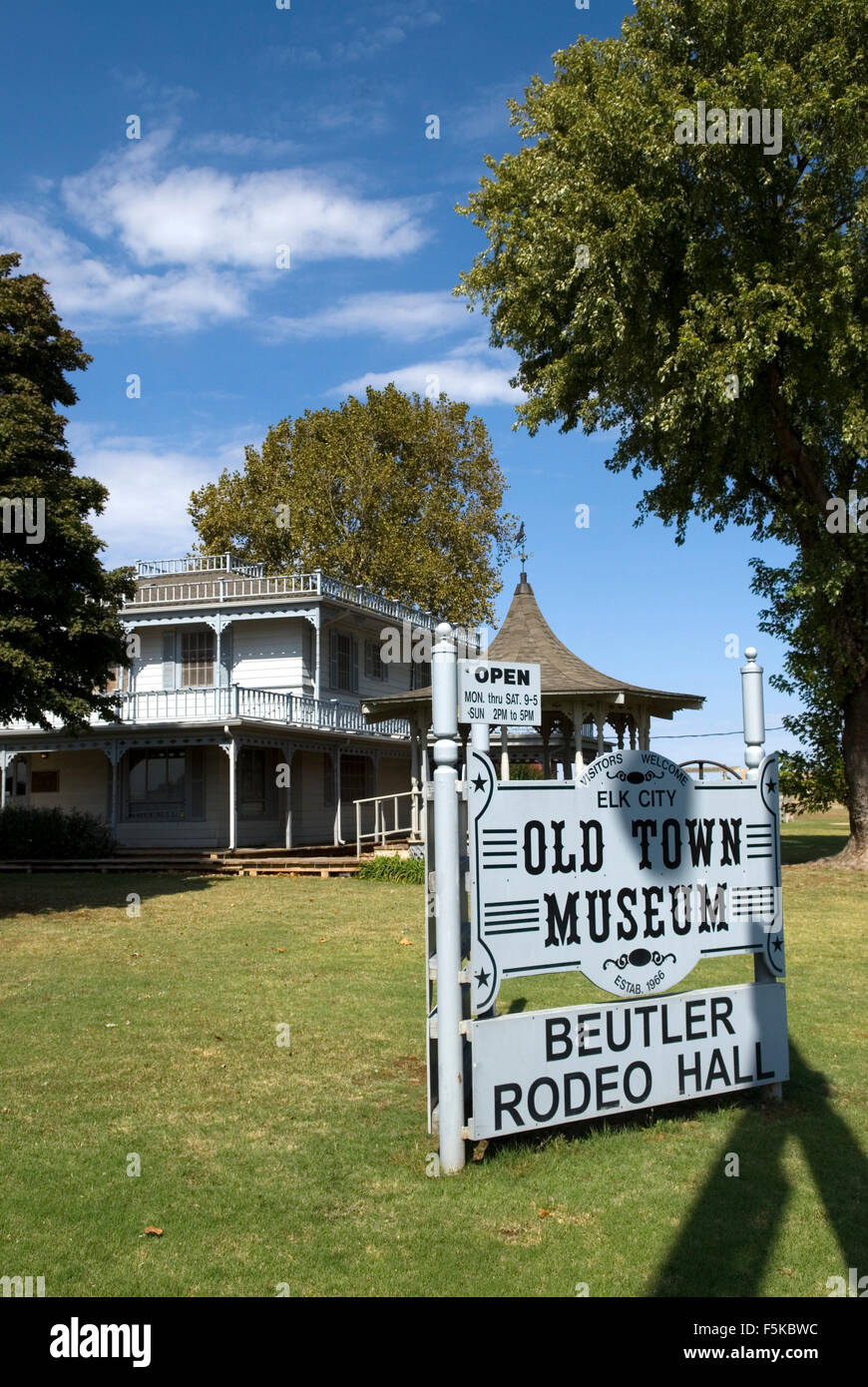 Old Town Museum Elk City Oklahoma USA Stock Photo