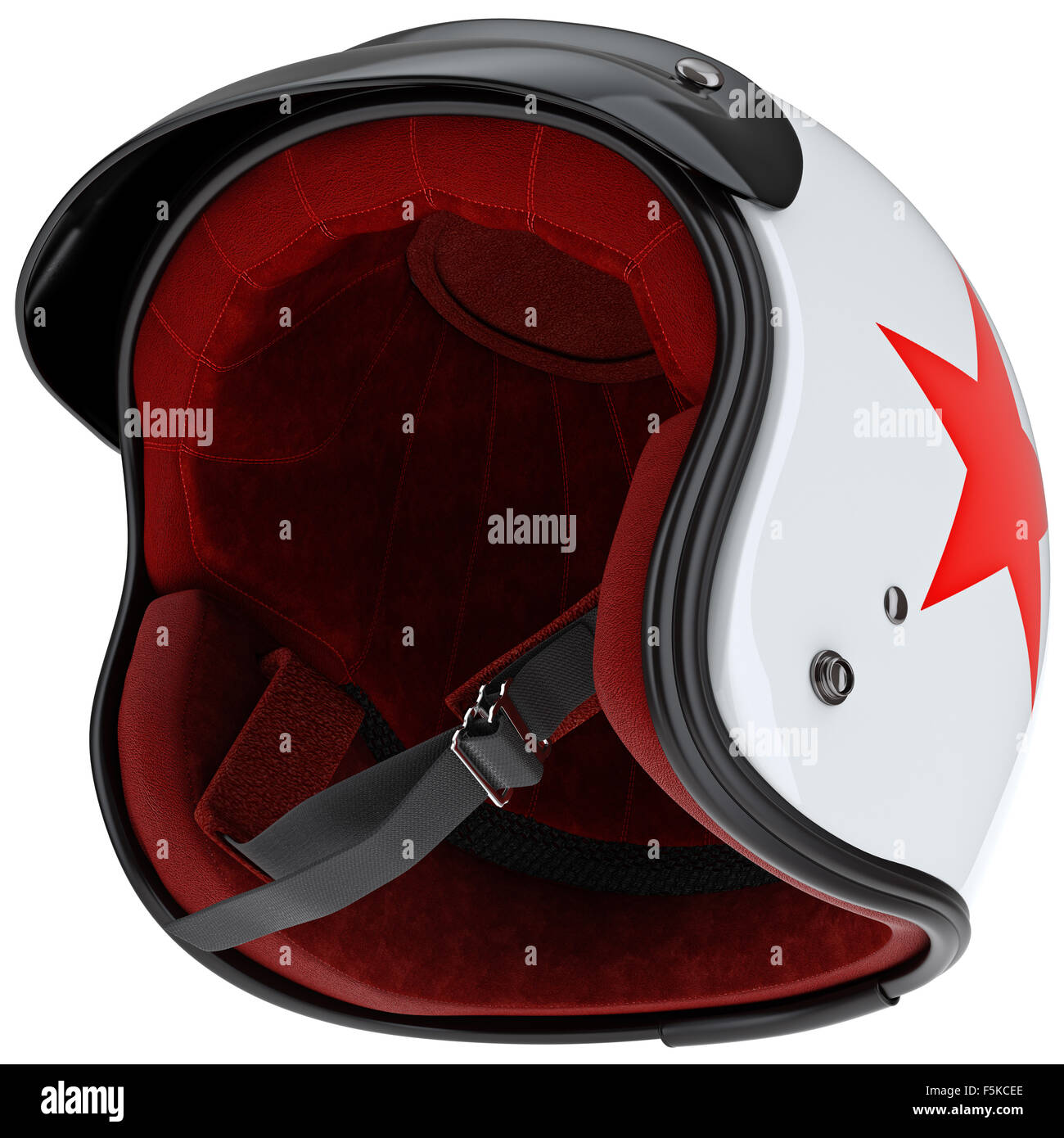 Internal filling protective motorcycle helmet with visor Stock Photo Alamy