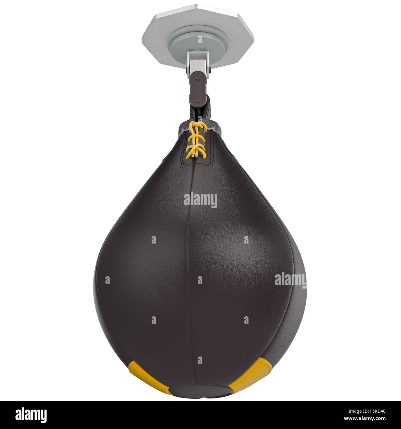 Black speed punching bag Stock Photo Alamy