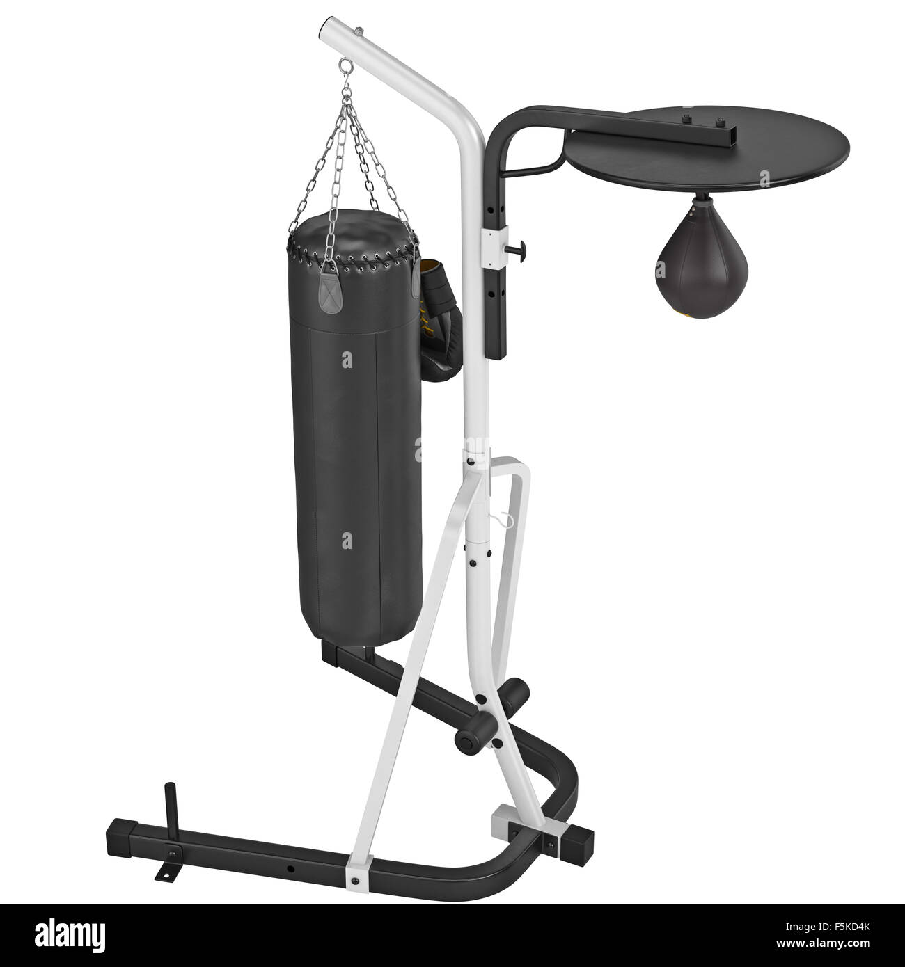 Punching bag and stand Stock Photo Alamy