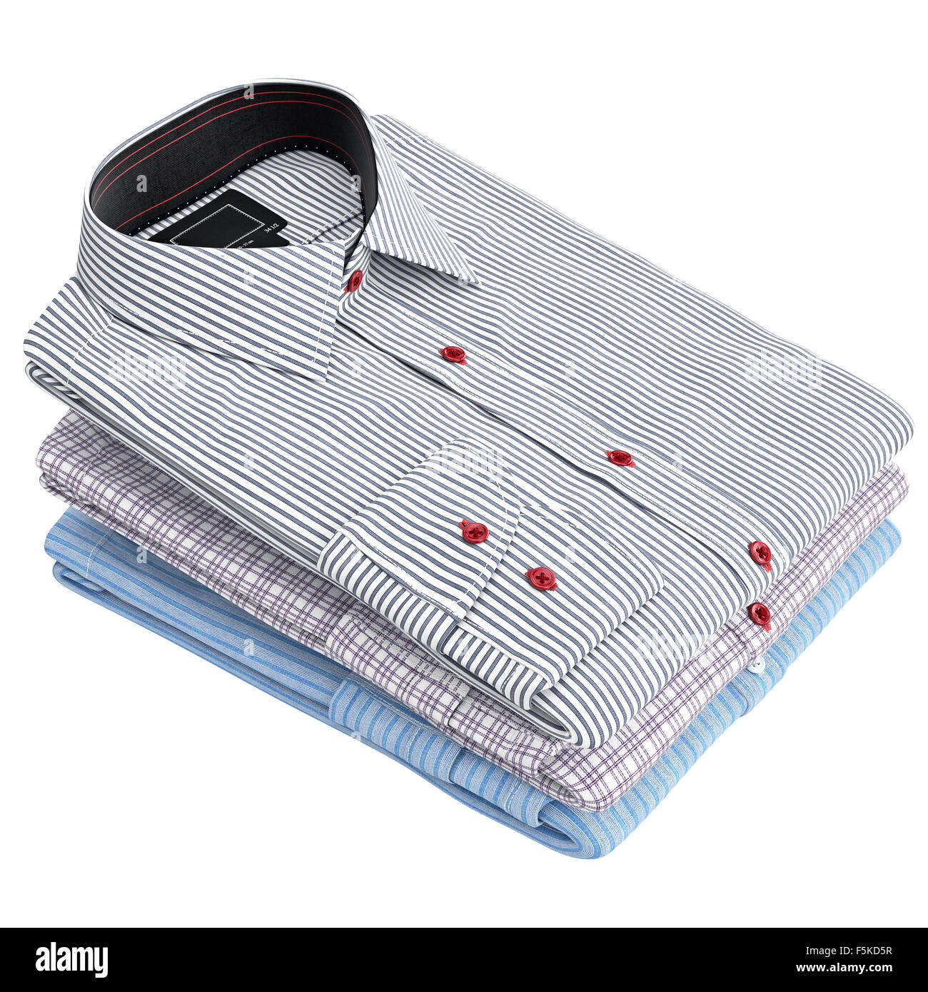 Folded shirt stack hi-res stock photography and images - Alamy