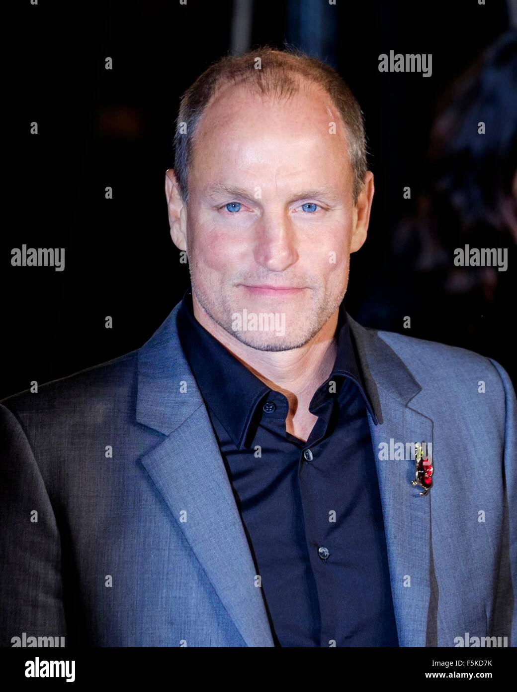 Woody harrelson attending uk premiere hunger games hires stock