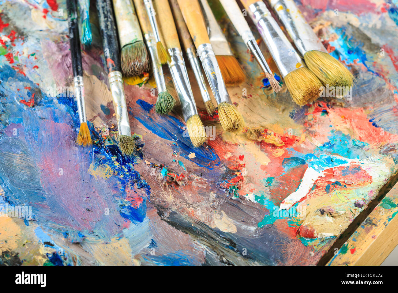 oil drawing board with pen Stock Photo Alamy