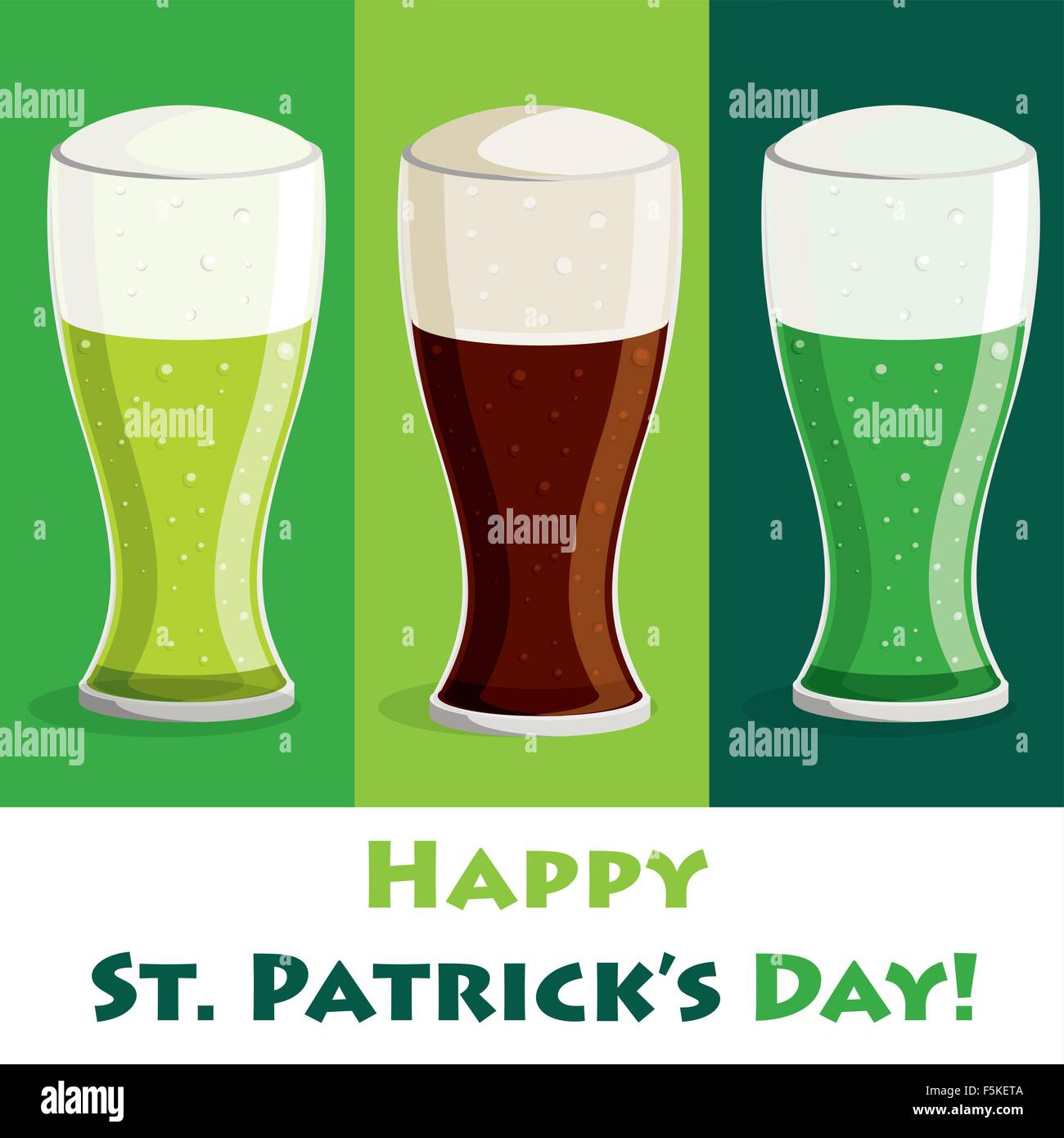 St Patricks Day Guinness Glass Stock Vector (Royalty Free) 1325826761