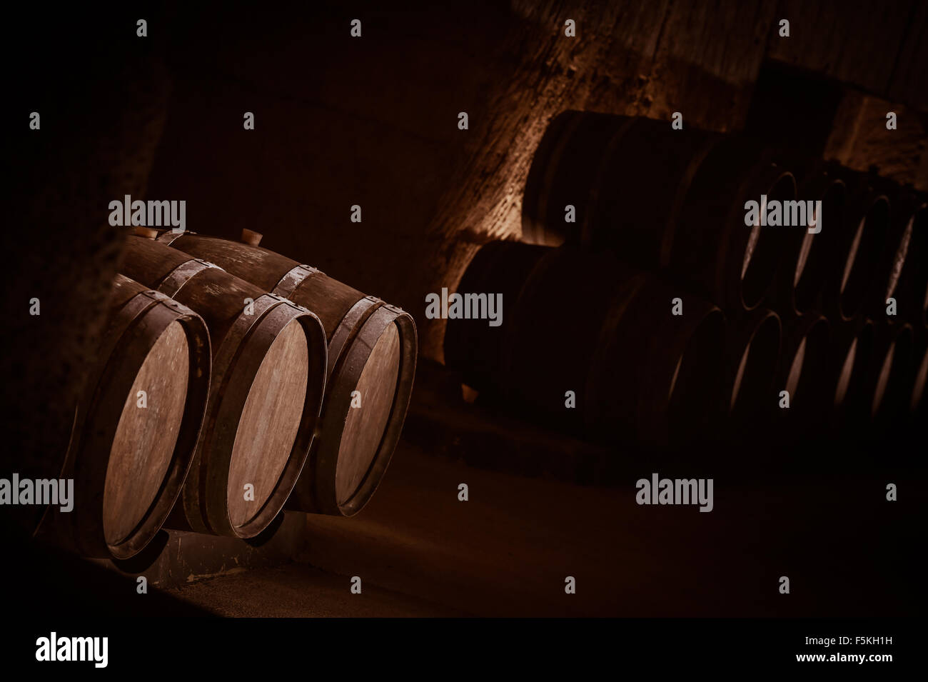 Barrels in Wine CellarBordeaux Vineyard Stock Photo Alamy