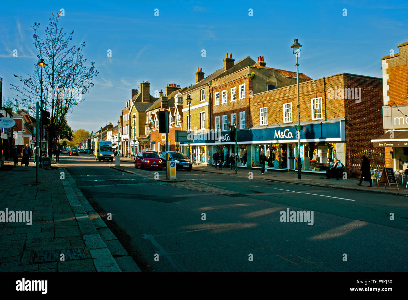 Berkhamsted High Street Stock Photo