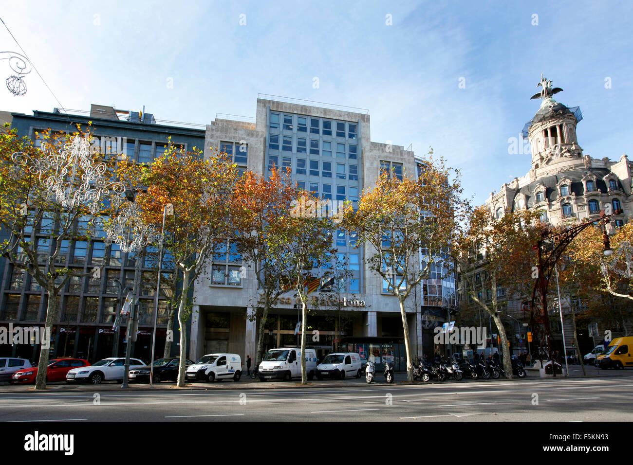 Stock market in Barcelona. Stock Photo