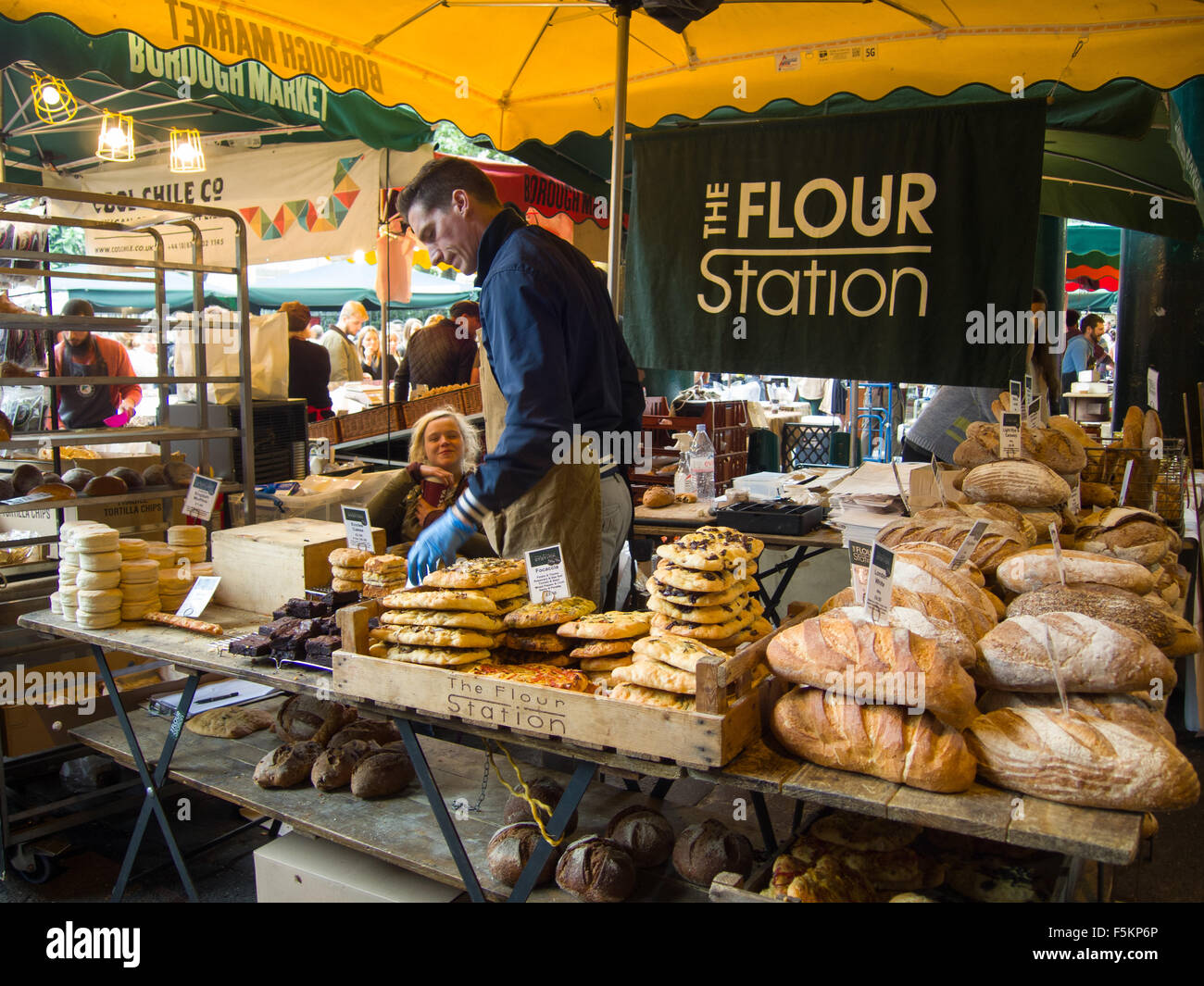 Borough Market Stock Photo