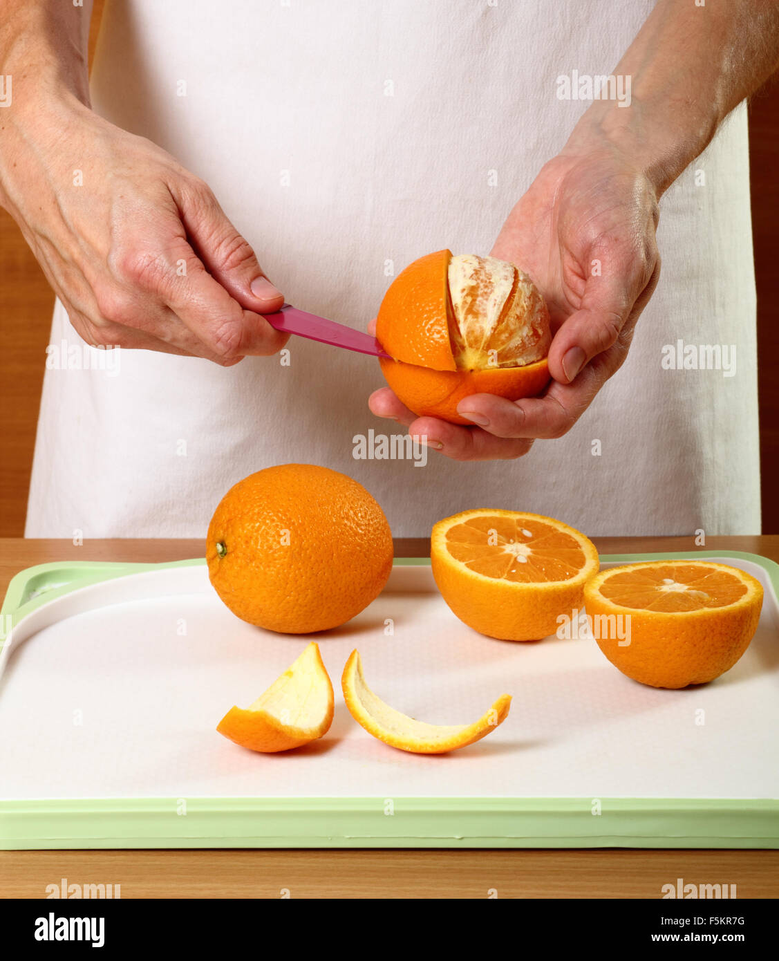 Candied Orange Zest Cooking. Series Stock Photo Alamy
