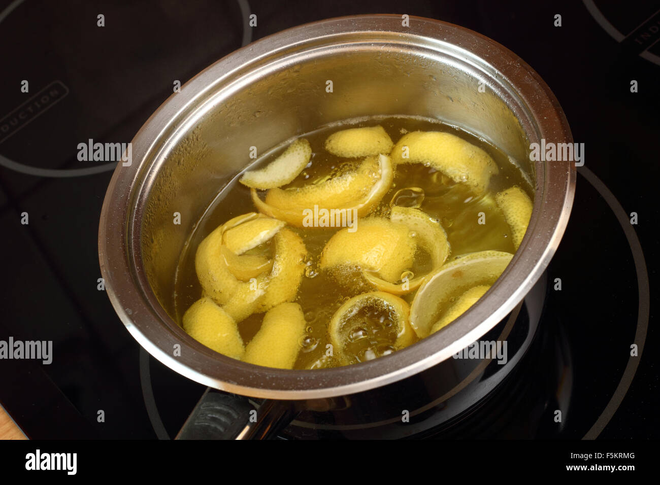 Candied Lemon Zest Cooking. Series Stock Photo Alamy