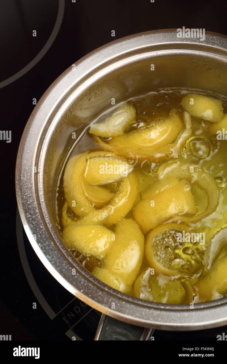 Candied Lemon Zest Cooking. Series Stock Photo Alamy