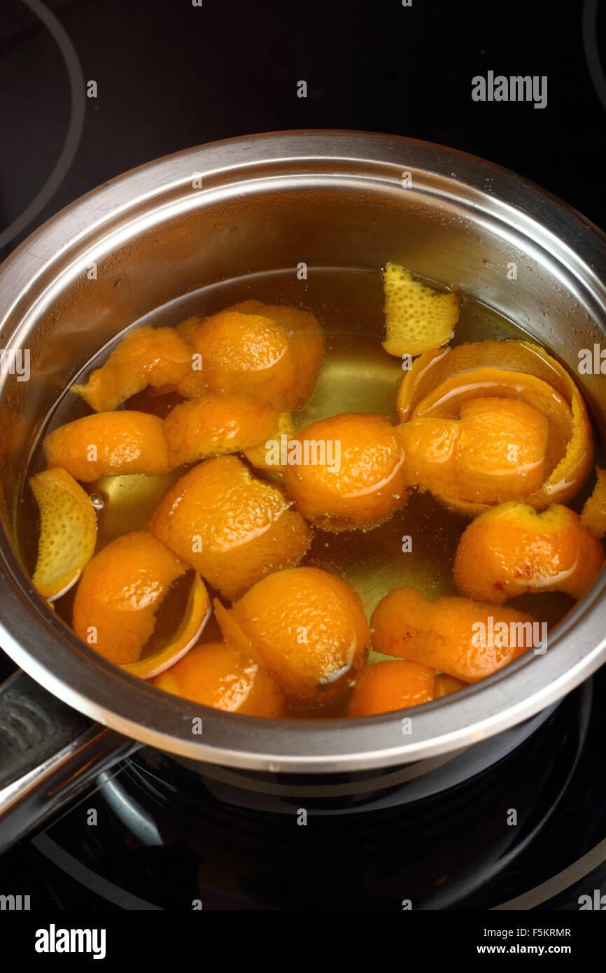 Candied Orange Zest Cooking. Series Stock Photo Alamy