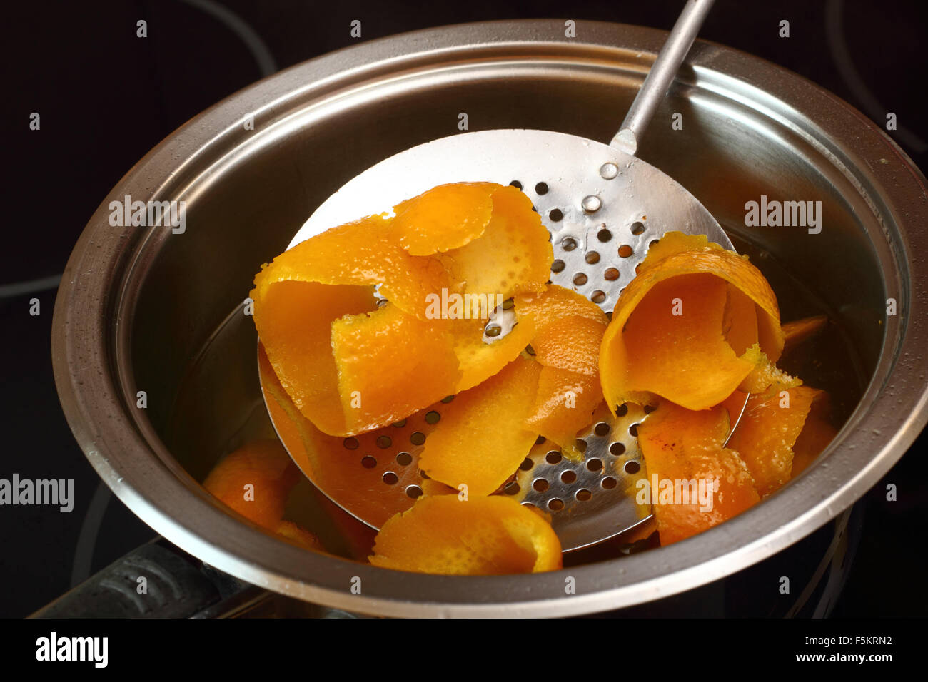 Candied Orange Zest Cooking. Series Stock Photo Alamy