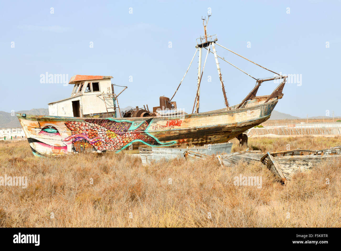 Photo Picture of an Abandoned Wooden old Ship Stock Photo - Alamy