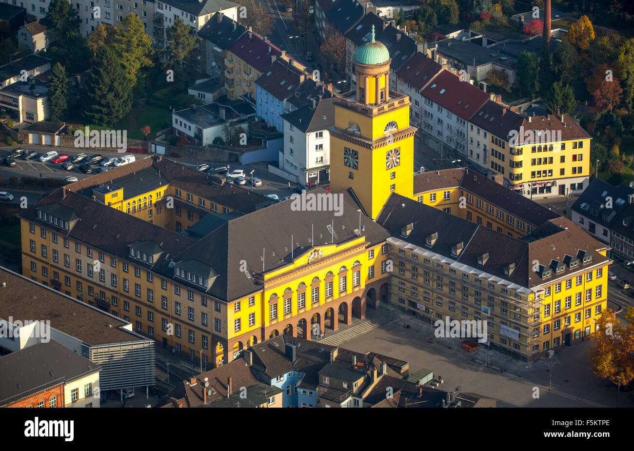 townhall Witten, Witten, Ruhrgebiet, North Rhine-Westphalia, Stock Photo